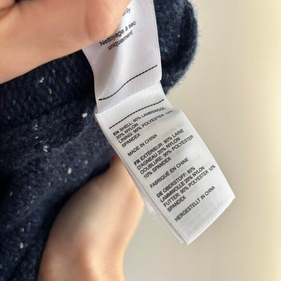 Untuckit Vangone Wool Blend Sweater Mens XL 1/4 Button Lambs Wool Blend - Picture 8 of 10